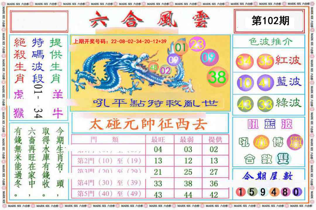 102期六合风云《另版》[图]