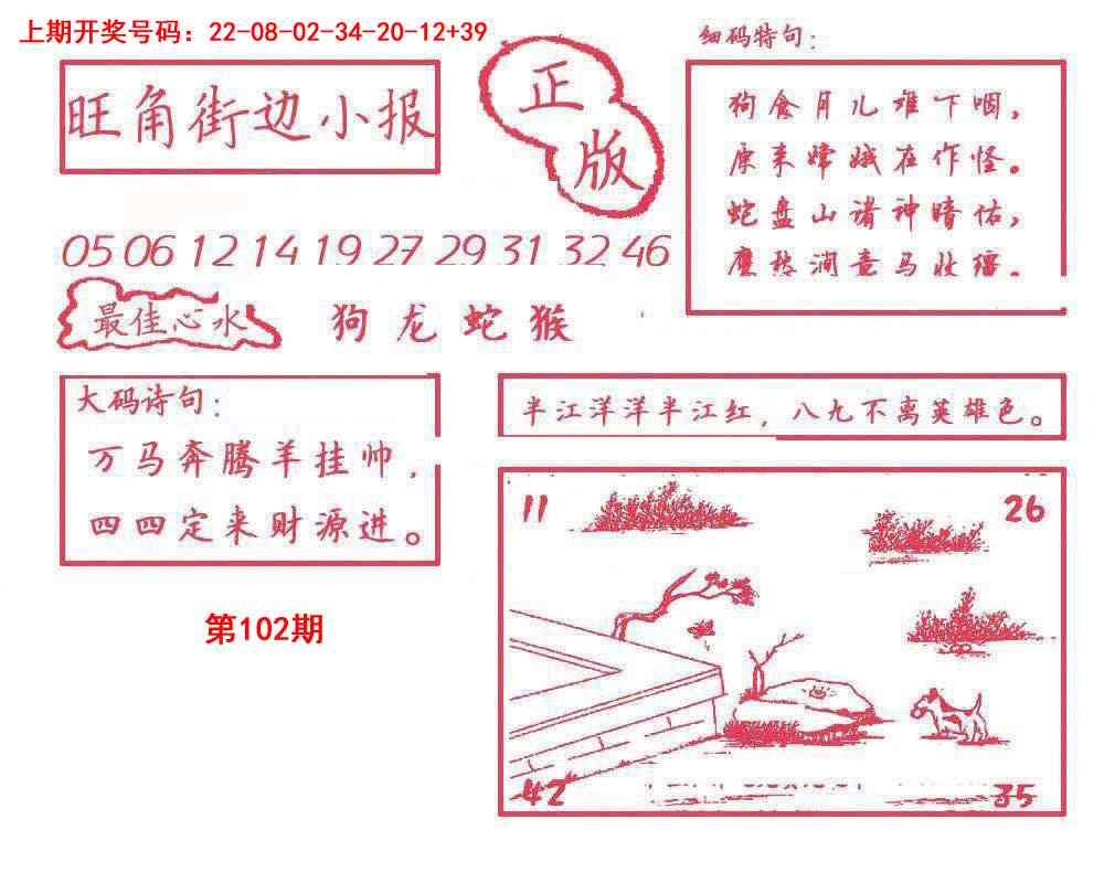 102期旺角街边小报[图]